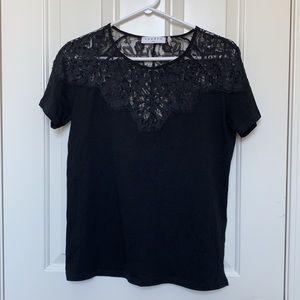 Sandro black top size 1